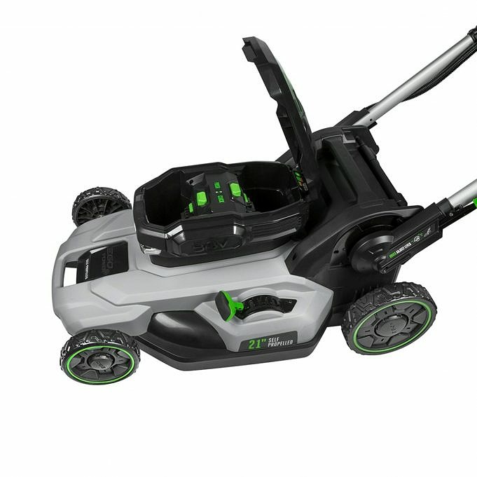 New Ego 53 Cm LM2142SP Self-Propelled Dual Port Mower With Peak Power. Can Use Two Batteries Together